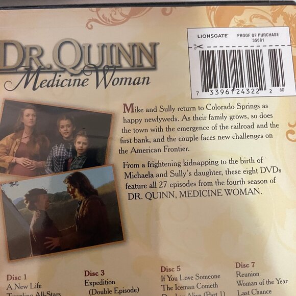 Lot of New Sealed DVD's Dr. Quinn Medicine Woman Seasons 3 (Three) & 4 (four) - Picture 12 of 16